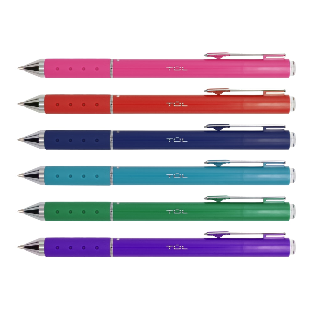 TUL GL Series Retractable Gel Pen, Limited Edition, Medium Point, 0.7 mm, Assorted Barrel Color, Assorted Candy Ink (No Color Choice Available)