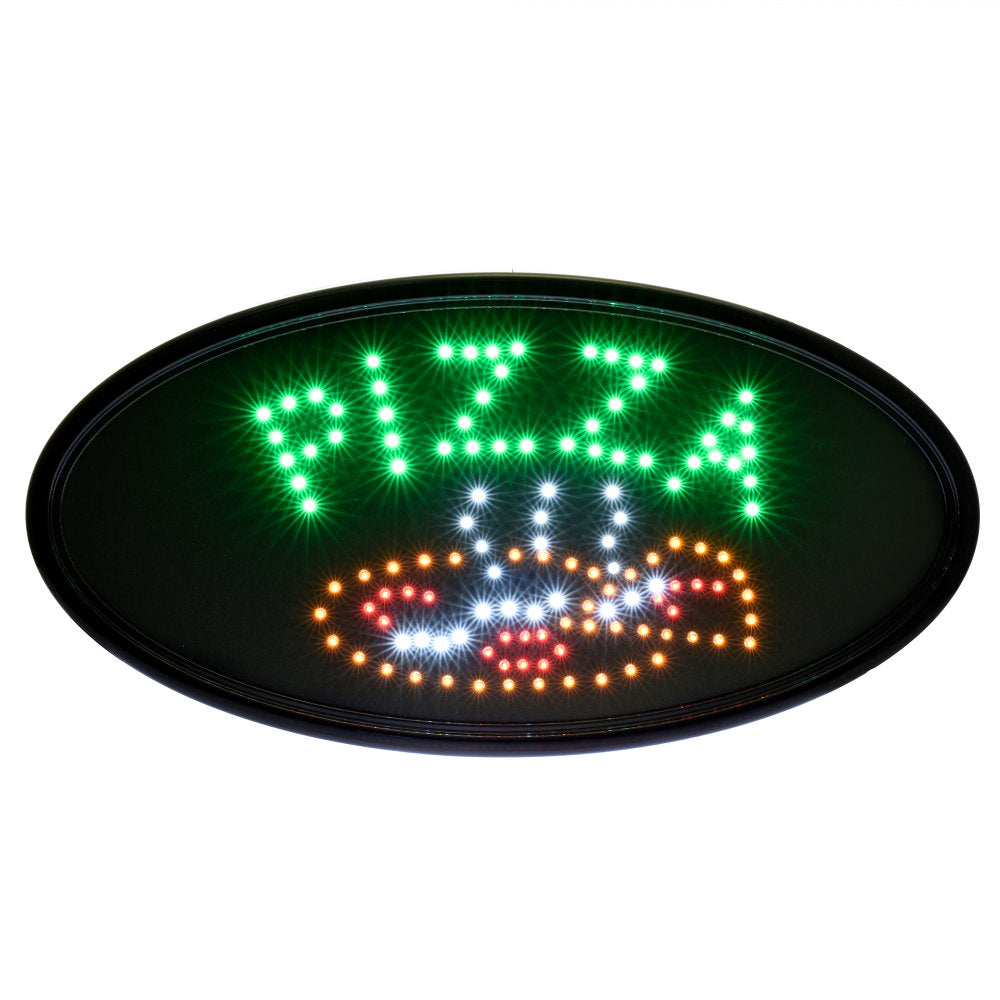 Alpine LED Sign, 14in x 23in x 1in, Pizza, 12W