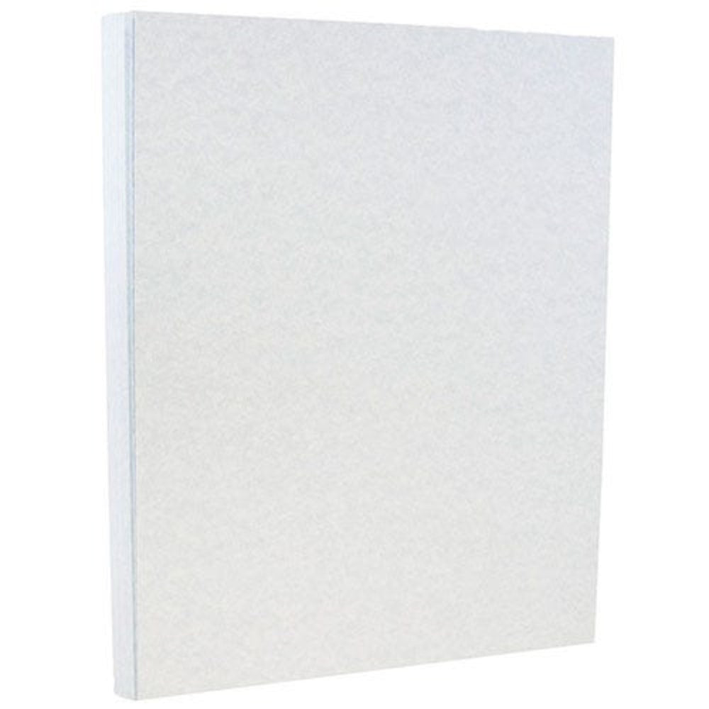 JAM Paper Card Stock, Blue Parchment, Letter (8.5in x 11in), 65 Lb, Pack Of 50