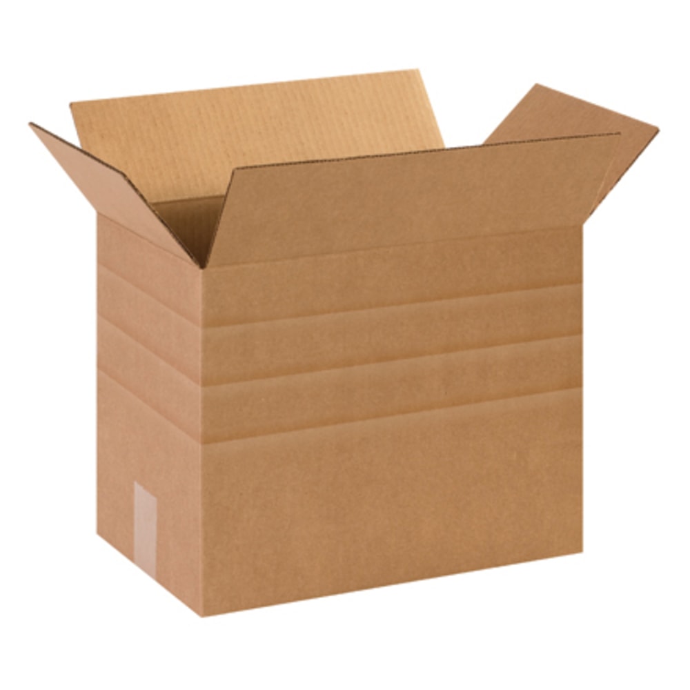 Partners Brand Multi-Depth Corrugated Boxes 14 1/2in x 8 3/4in x 12in, Bundle of 25