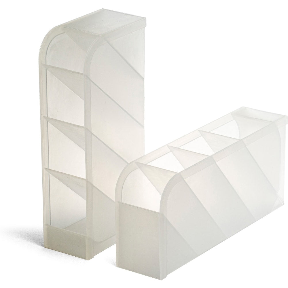 Officemate Pen Holder Desk Organizers, 2PK - 8 Compartment(s) - Horizontal/Vertical - 8inx4inx 3.7in DepthDesktop - 21542