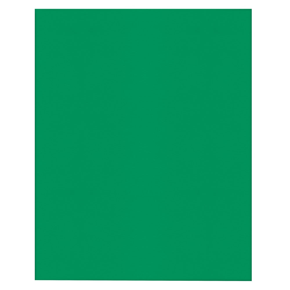 Office Depot Brand 2-Pocket Textured Paper Folders, Green, Pack Of 10