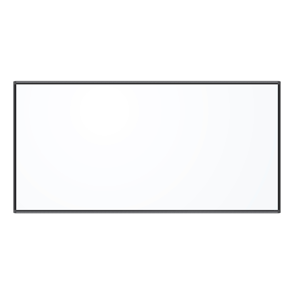 U Brands PINIT Magnetic Dry-Erase Board, 96in X 48in, Black Aluminum Frame, Actual Size 95in X 47in (3013U00-01)