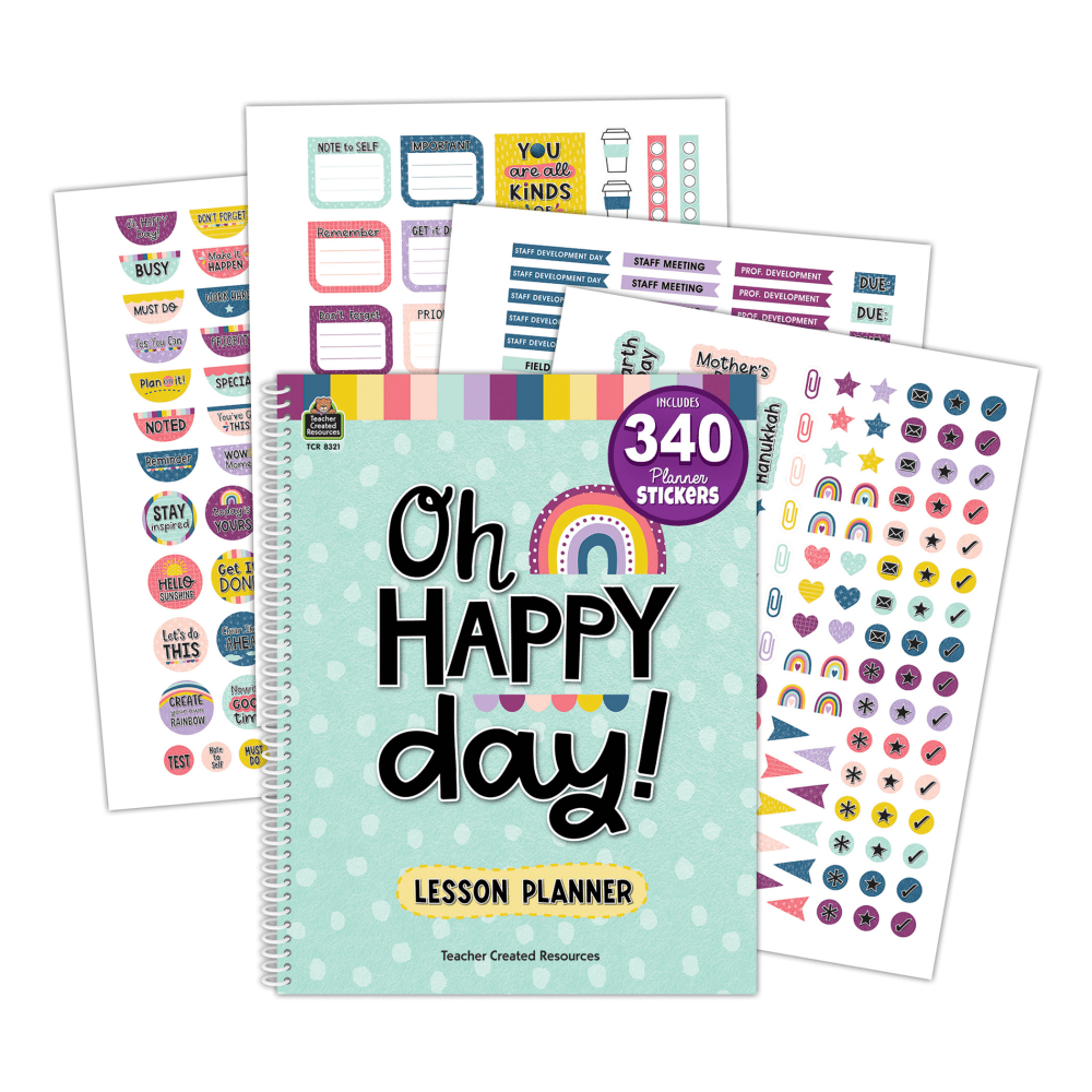 Teacher Created Resources Oh Happy Day Lesson Planner