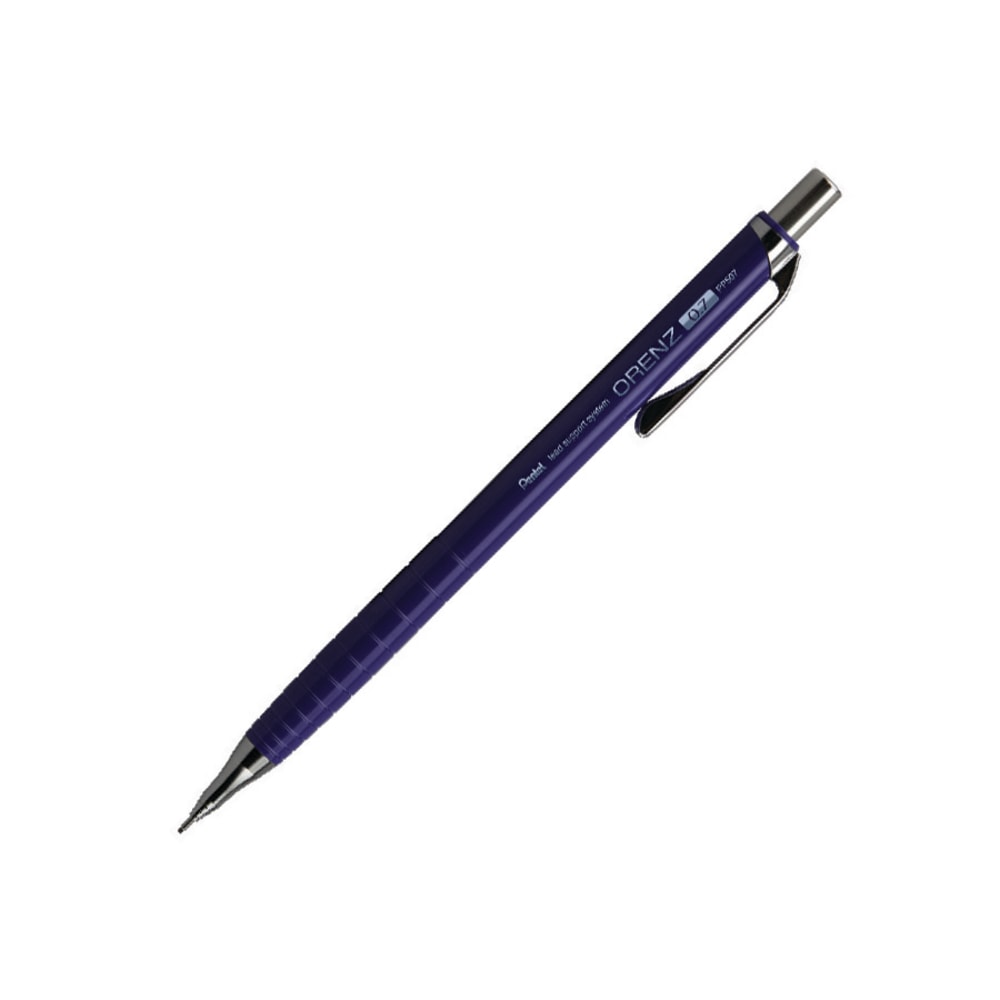 Pentel Orenz Mechanical Pencil, B Lead, 0.7 mm, Blue Barrel