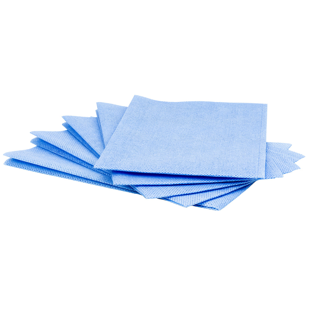 Hospeco SaniWorks Counter Towels, EPS Food Service Towels, 10in x 17in, Blue, Case Of 150 Towels