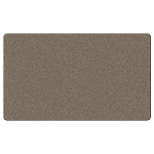Ghent Fabric Bulletin Board With Wrapped Edges, 24in x 36in, Taupe