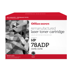 Office Depot Remanufactured Black Toner Cartridge Replacement For HP 78ADP