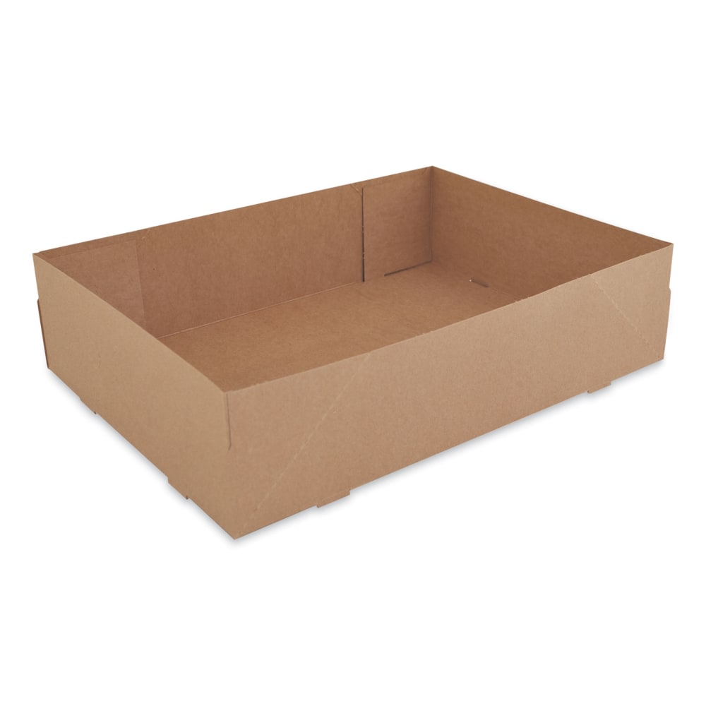 SCT Kraft Donut Trays, 3-7/16inH x 13-1/2inW x 9-15/16inD, Brown, Carton Of 150 Trays