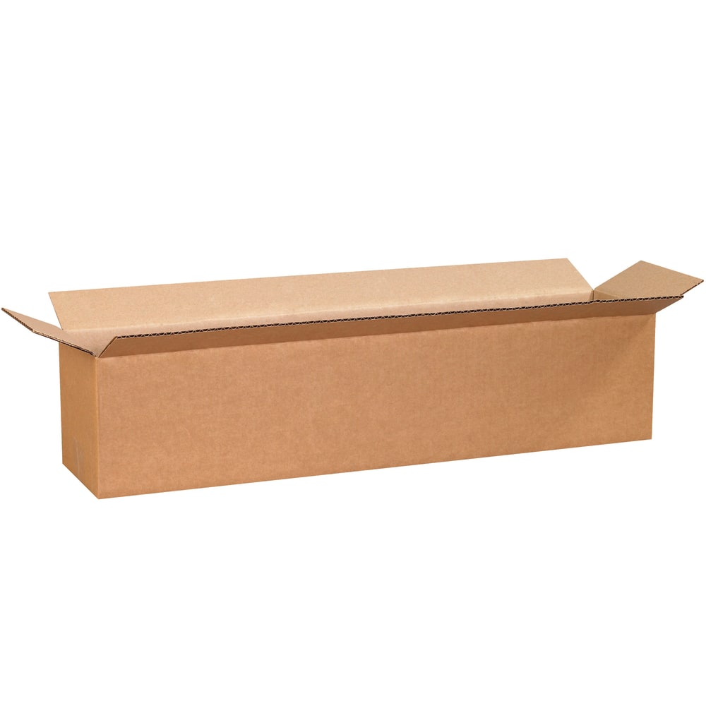 Partners Brand Corrugated Boxes, 8inH x 8inW x 30inD, 15% Recycled, Kraft, Bundle Of 25