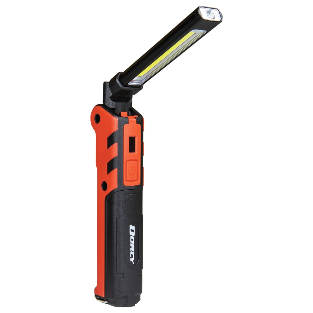 Dorcy 450-Lumen Flex COB Rechargeable Work Light and LED Tip Inspection Flashlight, 41-4343