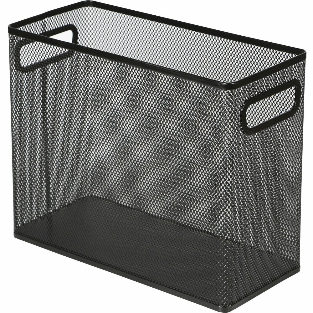 Lorell Mesh Desktop Hanging File Folder, Letter-Size, Black