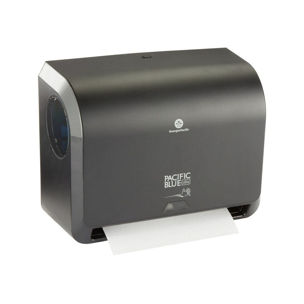 Pacific Blue Ultra Mini 9in Automated Paper Towel Dispenser, 54518, 11.1inH x 6.5inD x 14.1inW, Black, 1 Dispenser