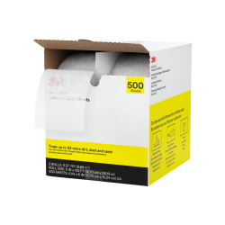 3M Easy Trap Duster Sweep And Dust Sheets, 5in x 6in x 125ft, 2 Rolls, 500 sheets