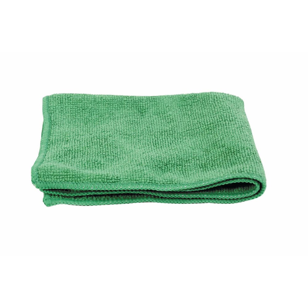 Medline Microfiber Cleaning Cloths, Light Weight, 12in x 12in, Green, Pack Of 250