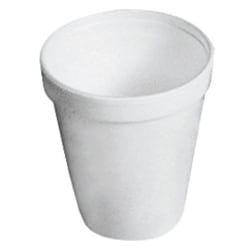 Dart Insulated Foam Drinking Cups, White, 8 Oz, Bag Of 25