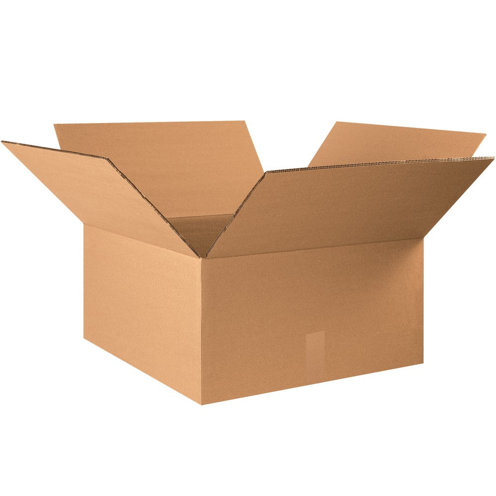 Partners Brand Double-Wall Heavy-Duty Corrugated Cartons, 22in x 22in x 12in, Kraft, Box Of 10