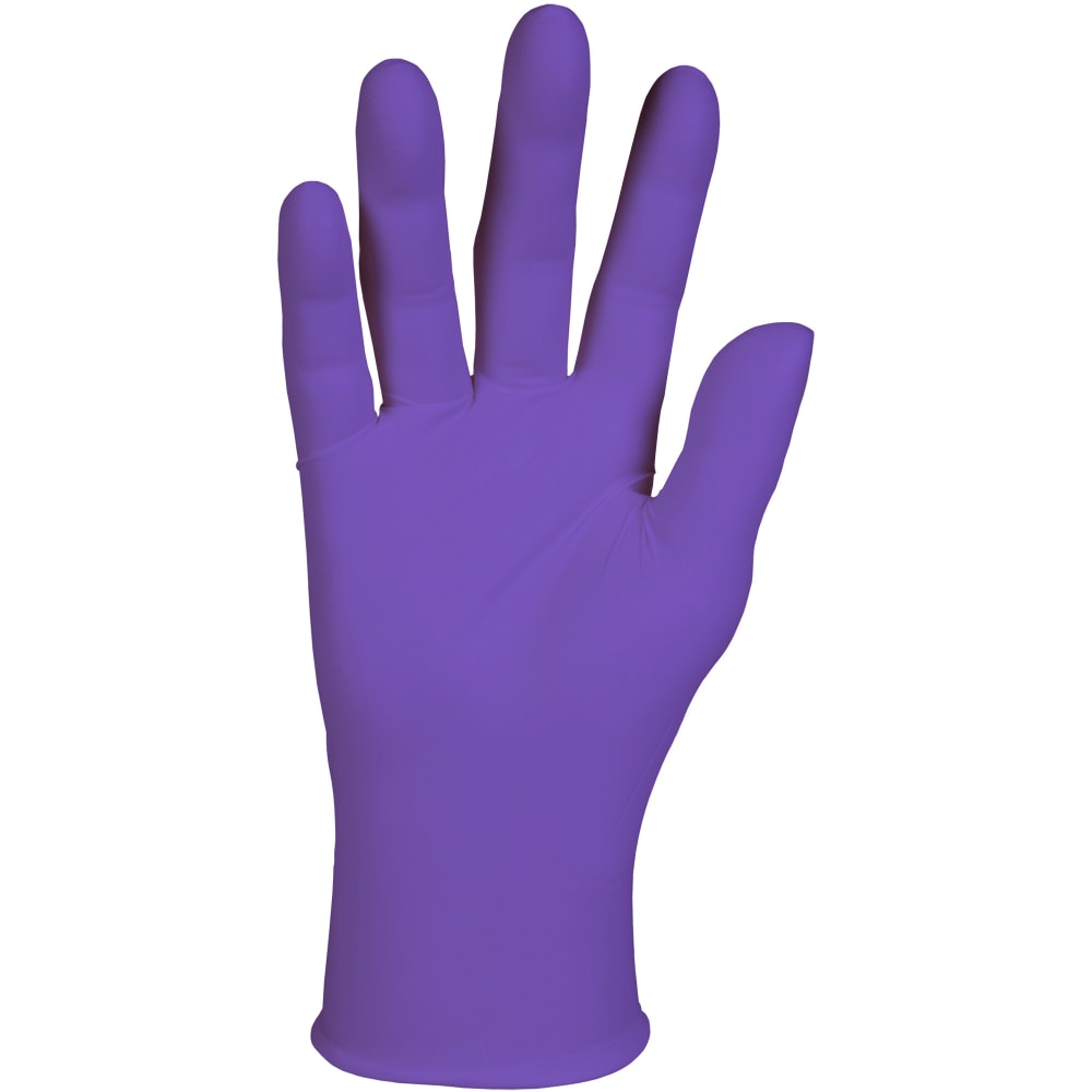 KIMTECH Kimberly Clark Safeskin Purple Nitrile Exam Gloves, Small, Purple, Box Of 100