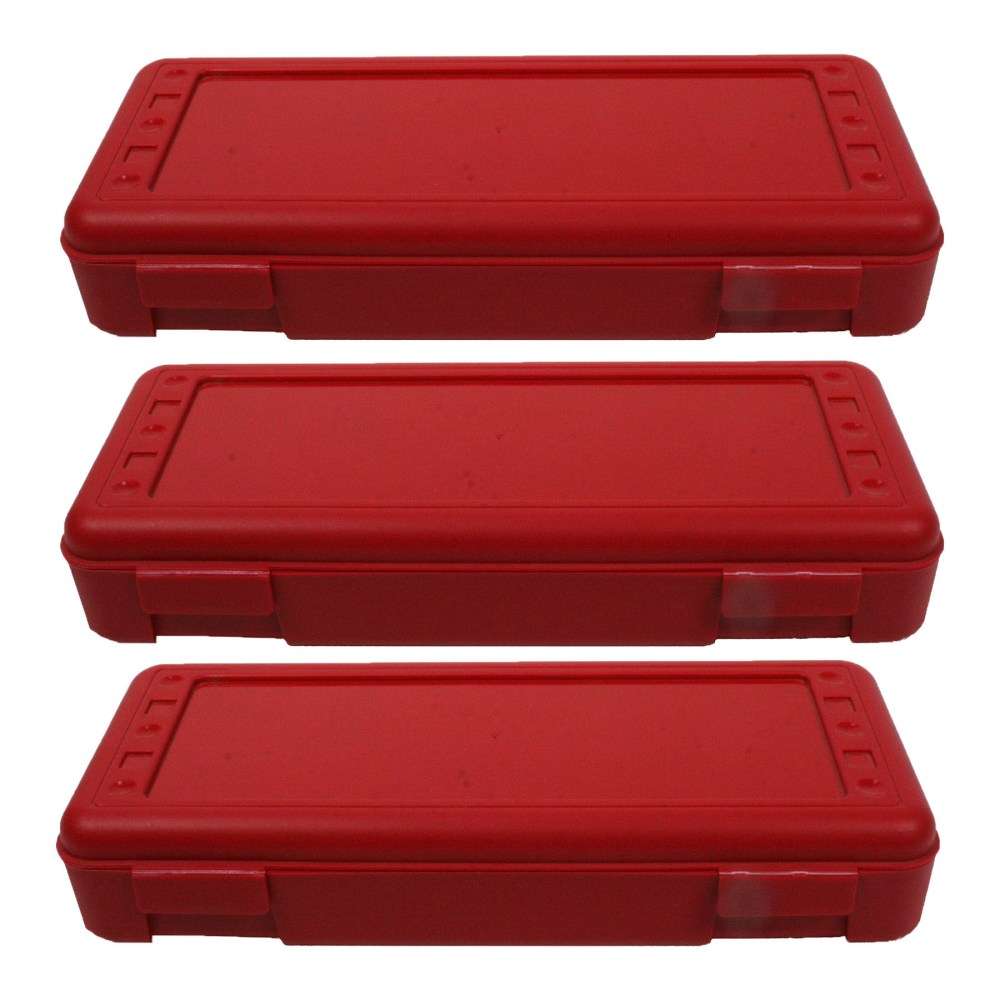 Romanoff Ruler Box, Red, Pack Of 3