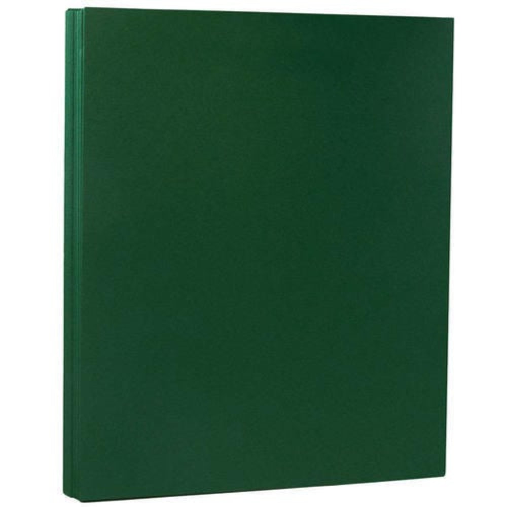 JAM Paper Letter Matte Paper, Dark Green, Letter (8.5in x 11in), 50 Sheets Per Pack, 28 Lb