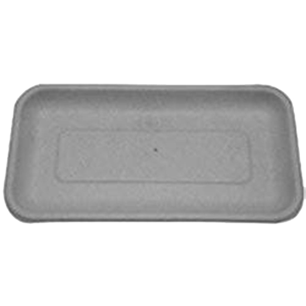 PrimeWare Rectangle Food Trays, 8 5/16in x 4 1/2in x 1/2in, Tan, Pack Of 500