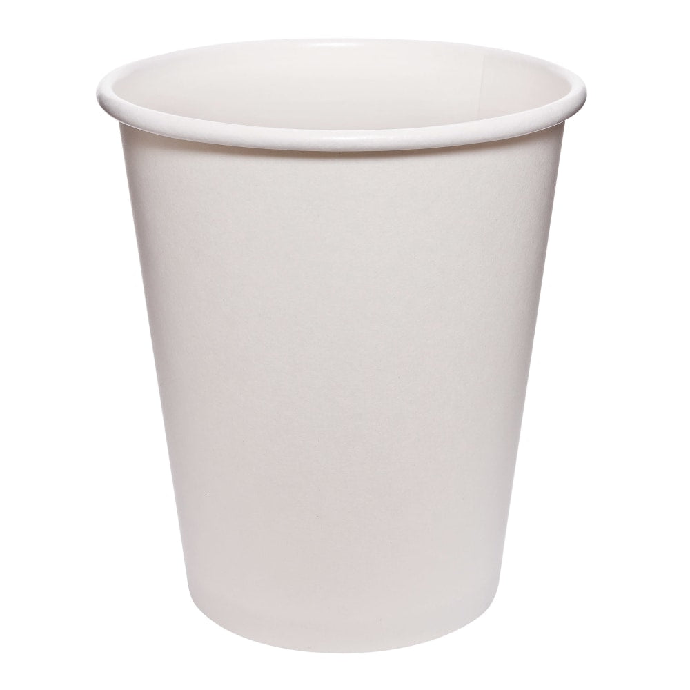 Solo Cup Polycoated Hot Paper Cups, 10 Oz, White, 50 Cups Per Sleeve, Case Of 20 Sleeves