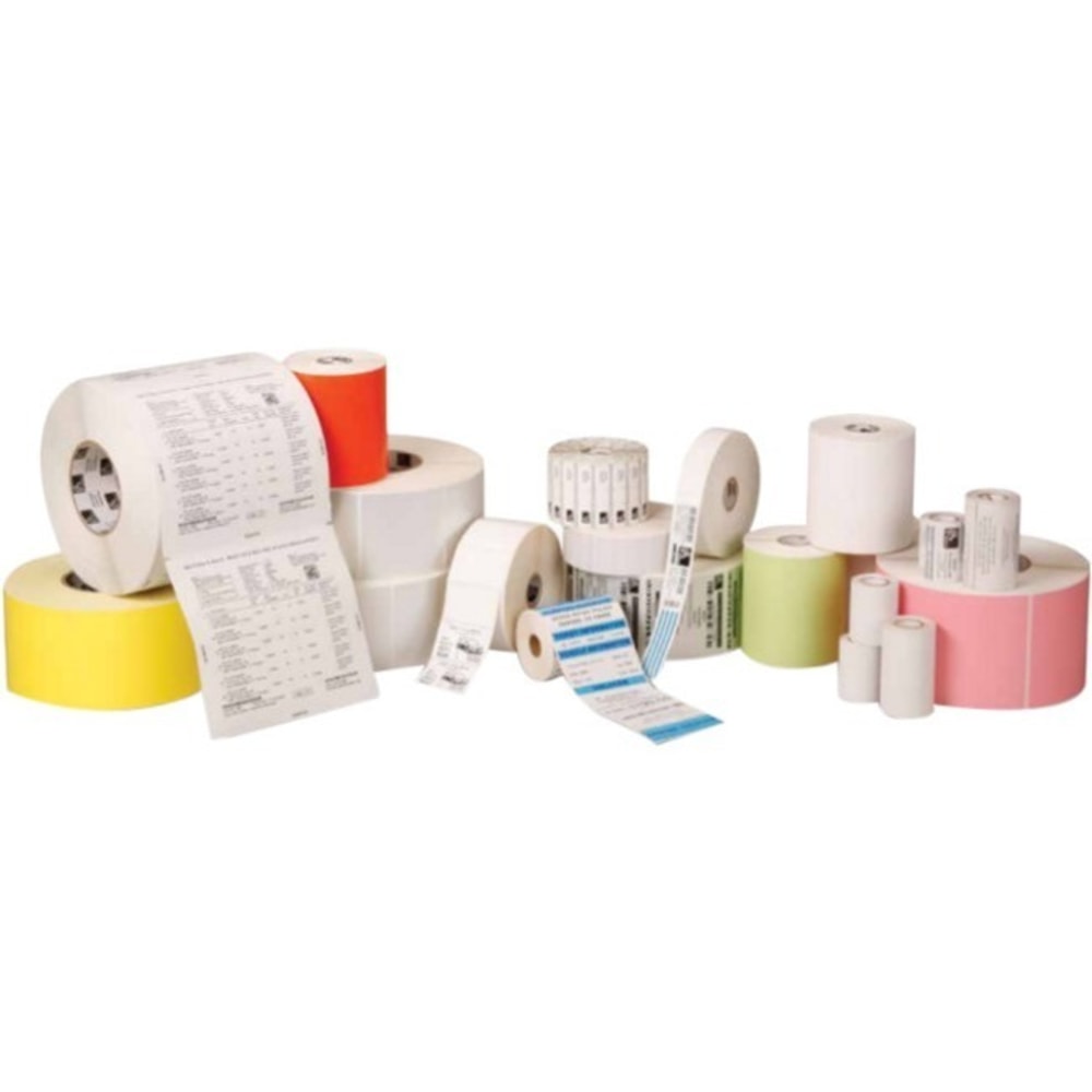 Zebra Z-Perform 2000T with Rubber Adhesive - 4inx 2in - Permanent Adhesive - Rectangle - Thermal Transfer - 10018351