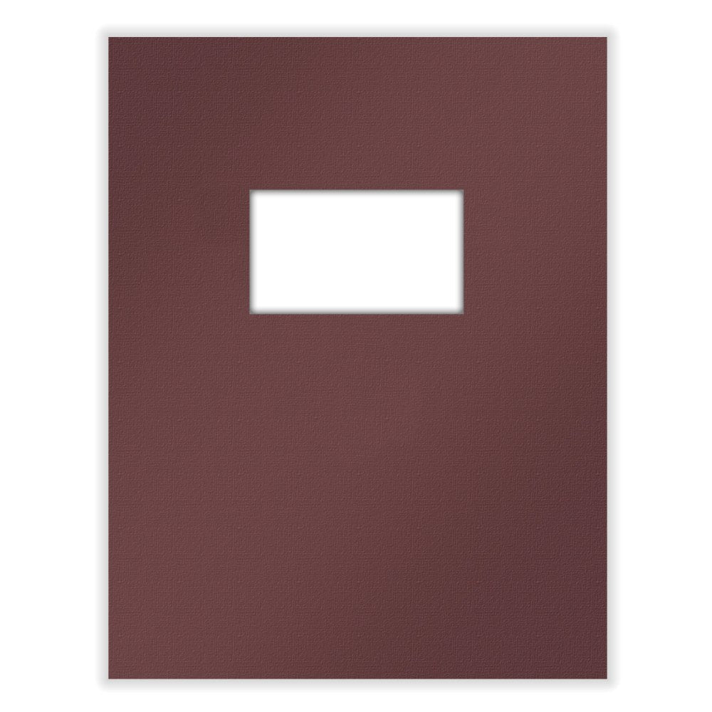 ComplyRight Tax Presentation Two Piece Report Covers, Single Window, Burgundy, 8-1/2in x 11in, Pack of 50 Sets