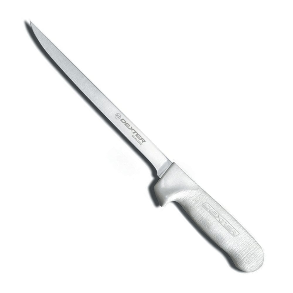 Dexter Russell Hoffman Sani Safe Fillet Knife, 7in, White/Silver