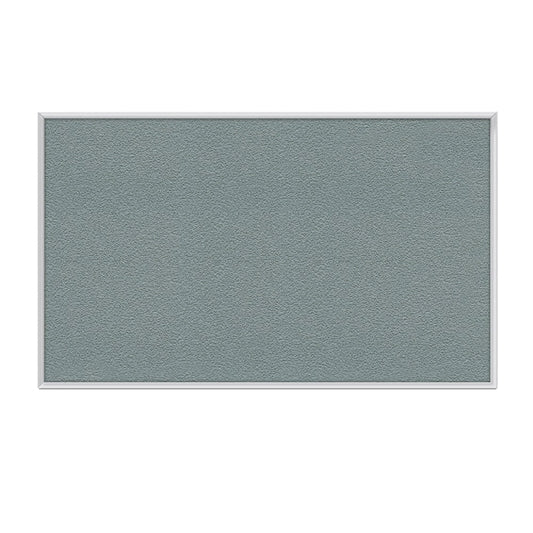 Ghent Aluminum Frame Vinyl Bulletin Board, 24in x 24in, Silver, Satin Frame
