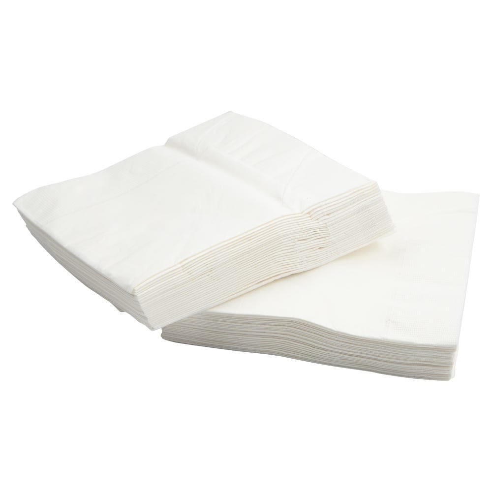 JAM PAPER Medium Lunch Napkins - 6 1/2 x 6 1/2 - White - 40/Pack