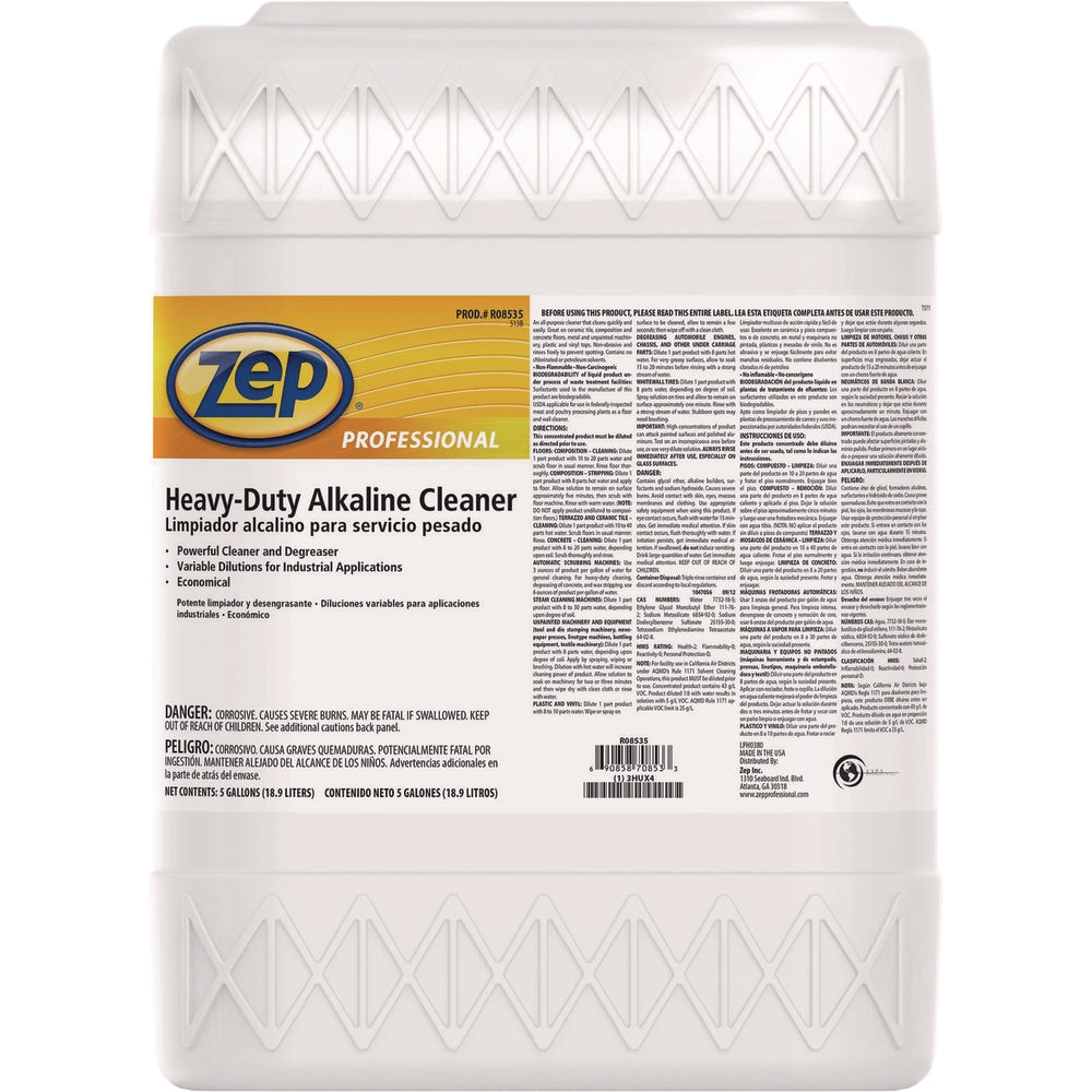 Zep Professional Heavy Duty Alkaline Cleaner, 5 gal Pail