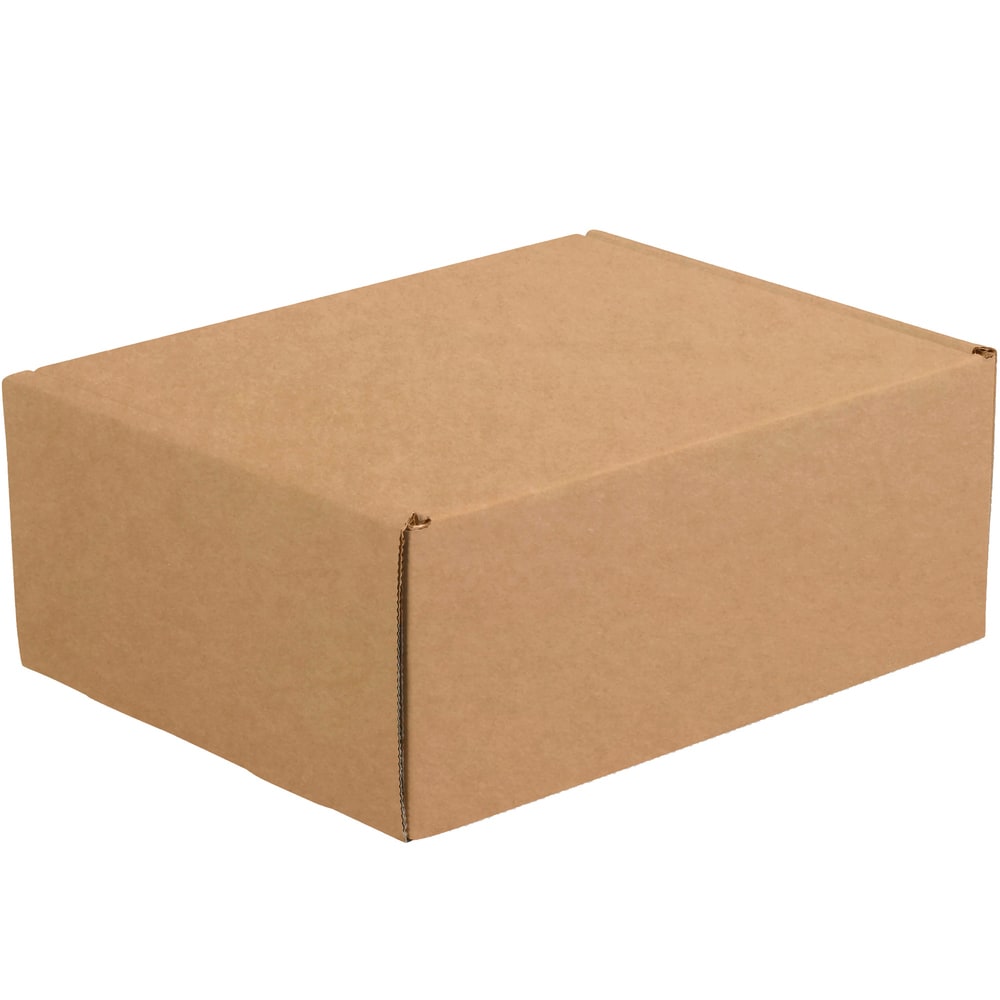 Partners Brand Deluxe Literature Mailers, 11 1/8in x 8 3/4in x 4in, Kraft, Pack Of 50