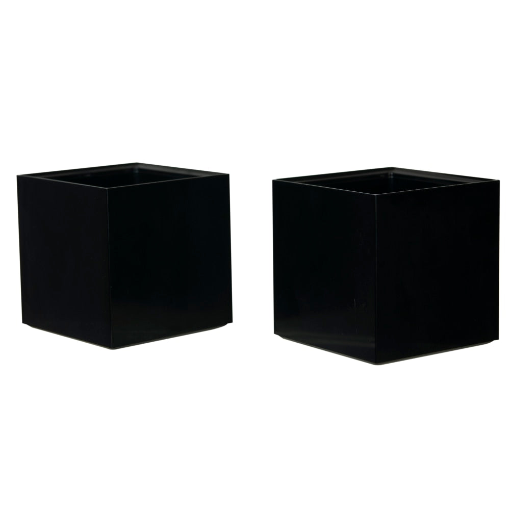 Bostitch Konnect Stackable Tall Storage Cups, Black, Pack Of 2 Cups