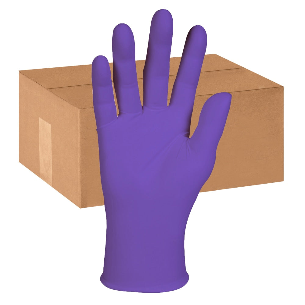 KIMTECH Purple Nitrile Exam Gloves - Large Size -  - 55083CT, 1000/PK