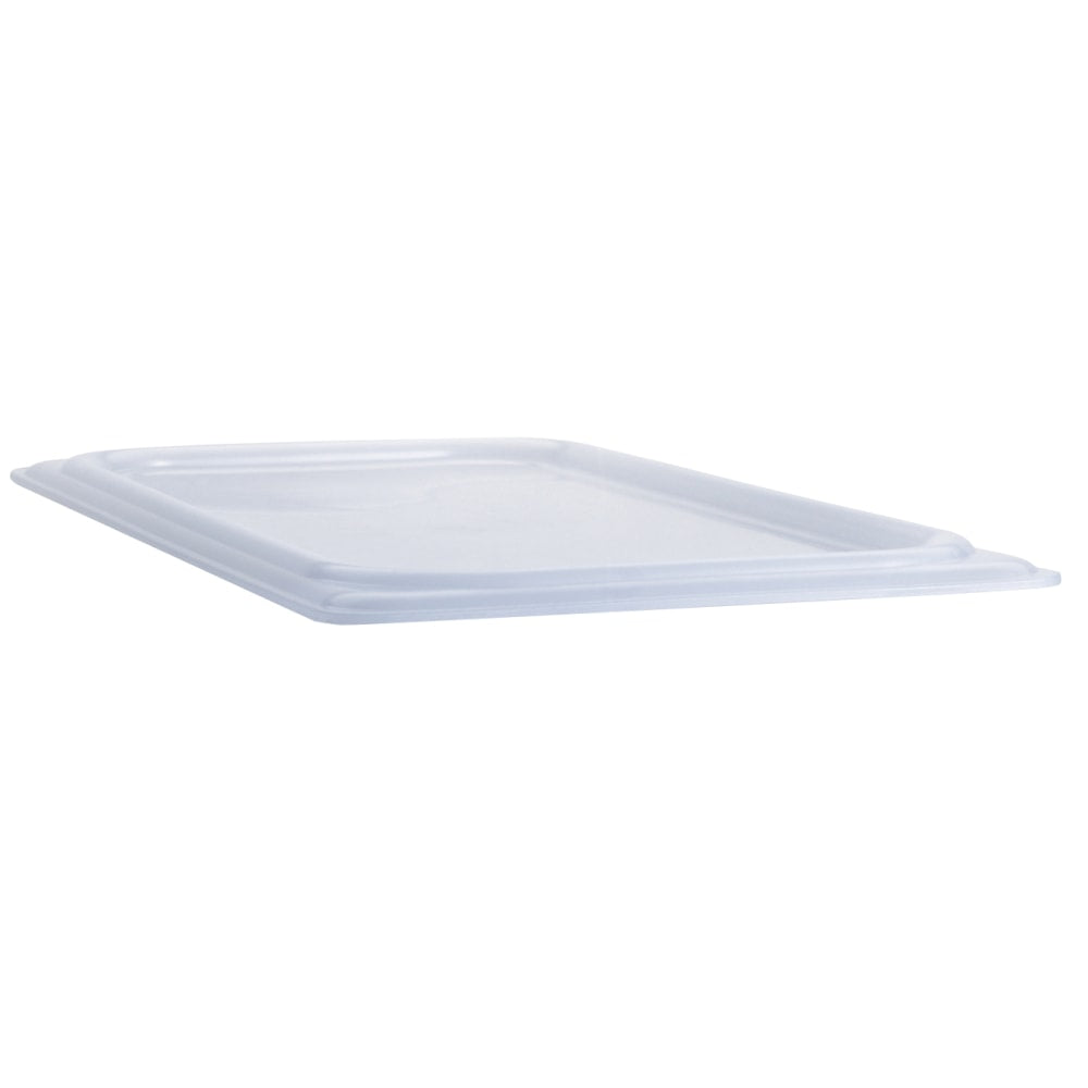 Cambro Translucent 1/9 Flat Food Pan Lids, 7/16inH x 4-3/16inW x 6-13/16inD, Pack Of 6 Lids
