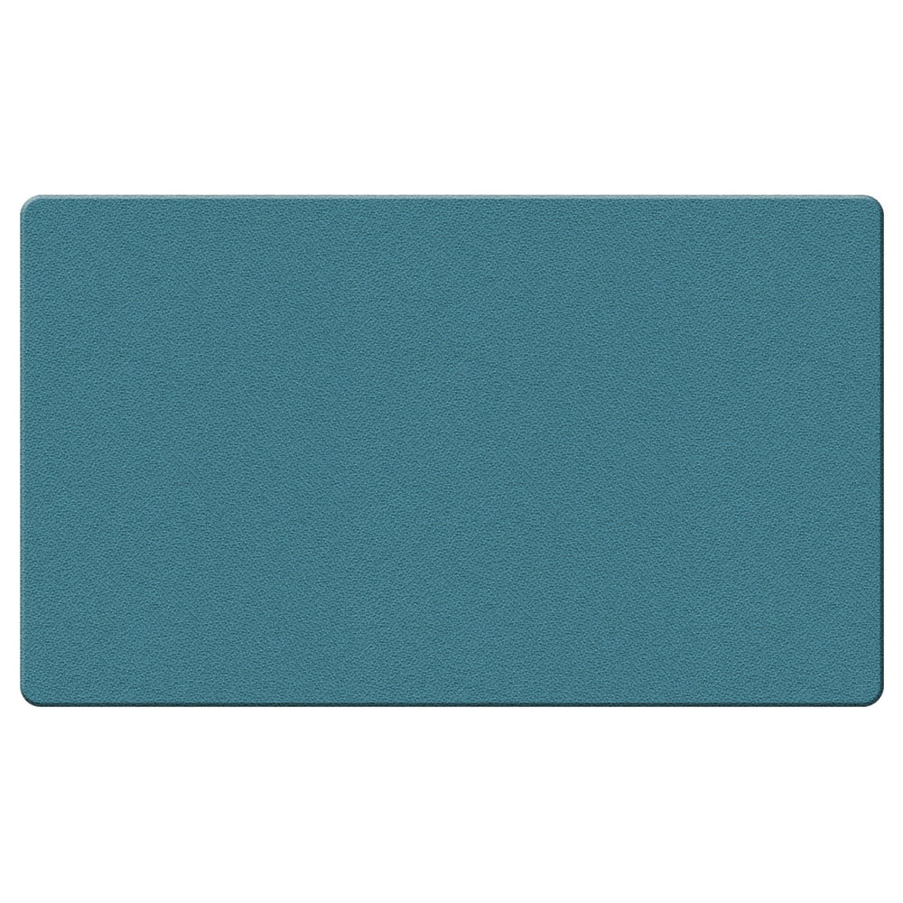 Ghent Fabric Bulletin Board With Wrapped Edges, 24in x 36in, Teal