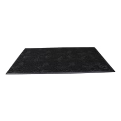 Waterhog Plus Swirl Floor Mat, 36in x 60in, Black Smoke