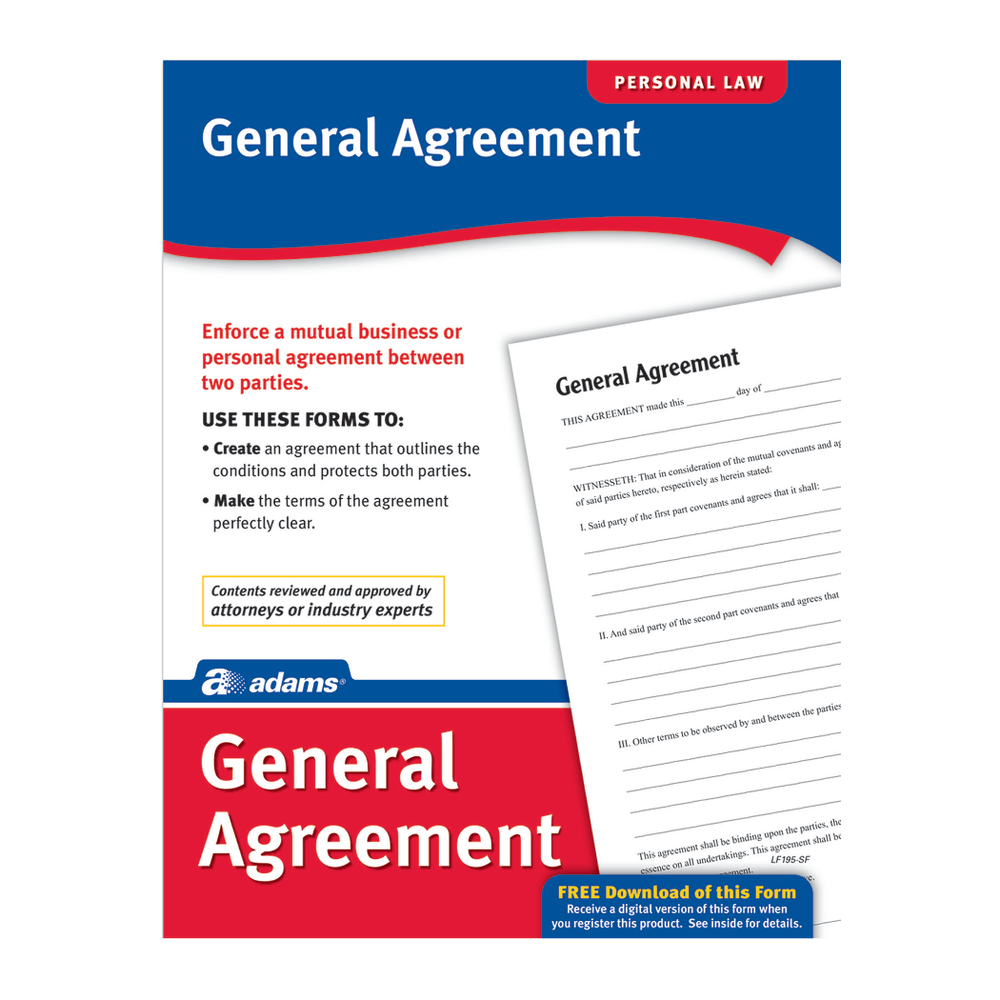 Adams General Agreement