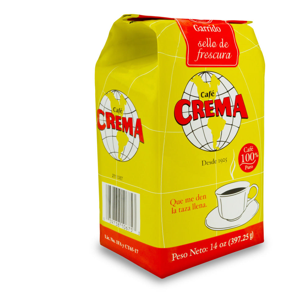 Cafe Crema Crema Ground Coffee, Medium Roast, 14 Oz Per Bag