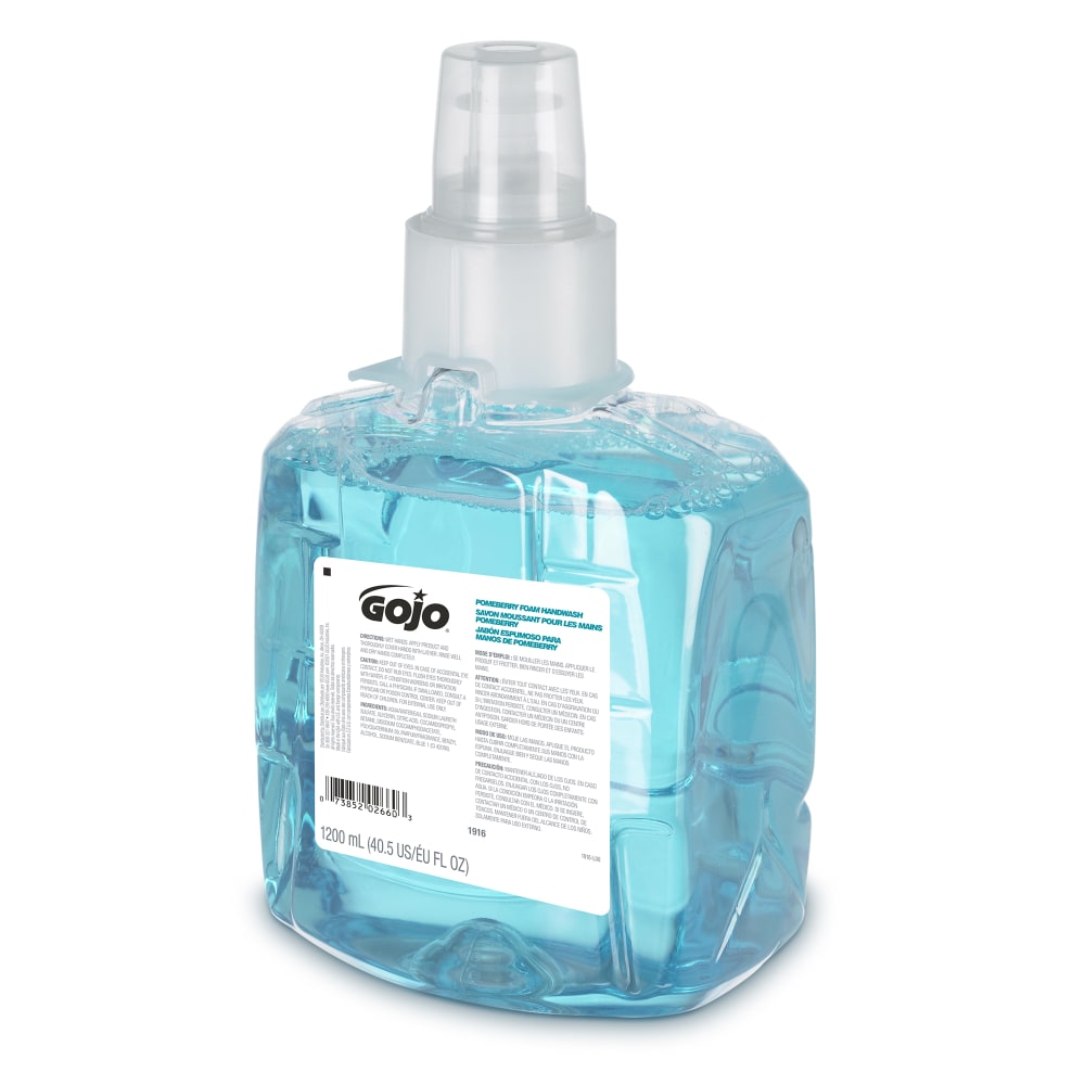 GOJO Foam Hand Wash Soap, Pomeberry Scent, 40.5 Oz Refill