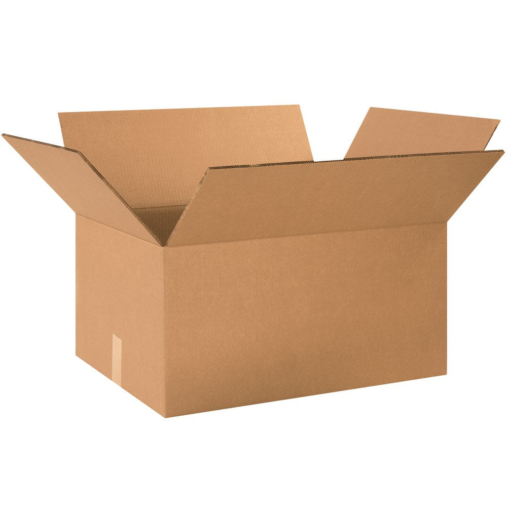 Partners Brand Double-Wall Corrugated Boxes, 10inH x 14inW x 20inD, Kraft, Pack Of 15