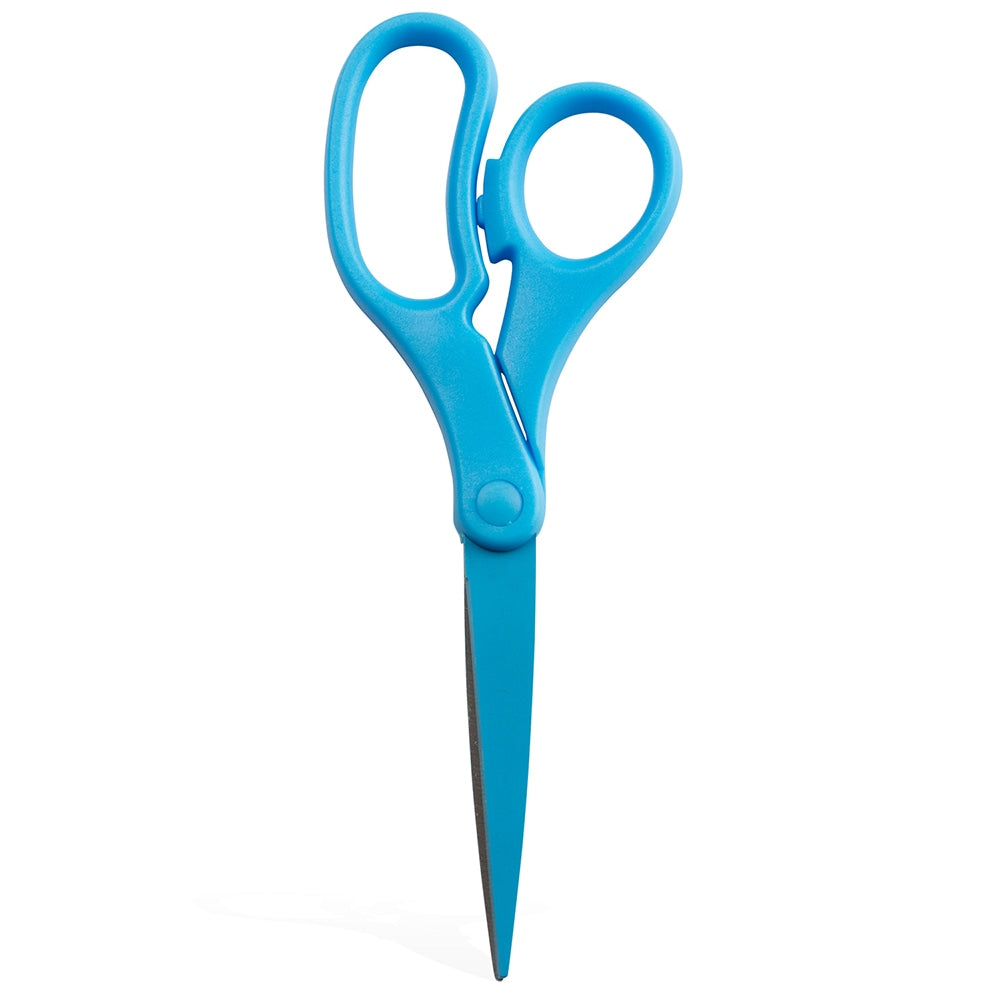 JAM Paper Precision Scissors, 8in, Pointed, Blue