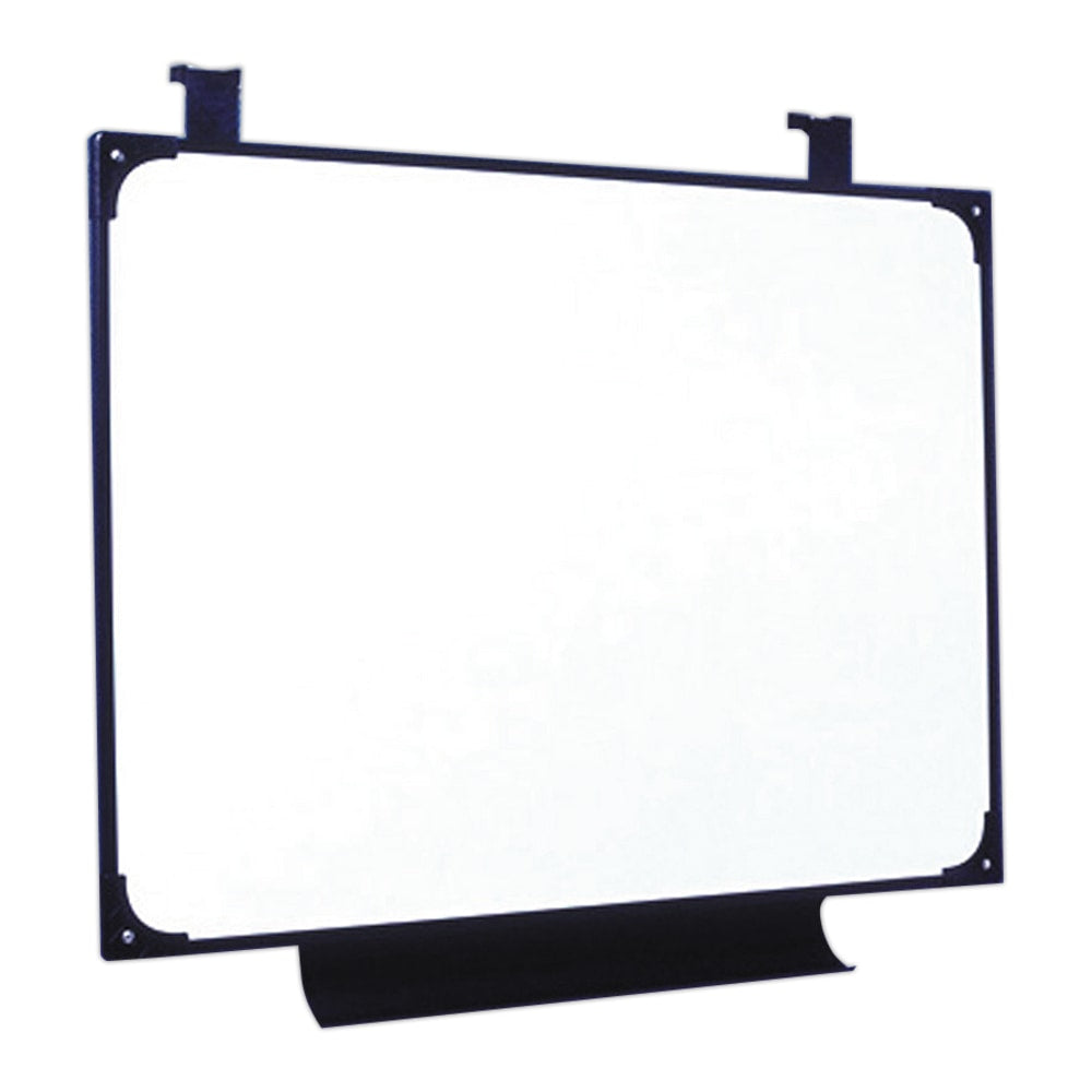 SKILCRAFT Melamine Dry-Erase Marker Whiteboard, 29in x 38 1/2in, Plastic Frame With Black Finish (AbilityOne 7520 01 454 5704)