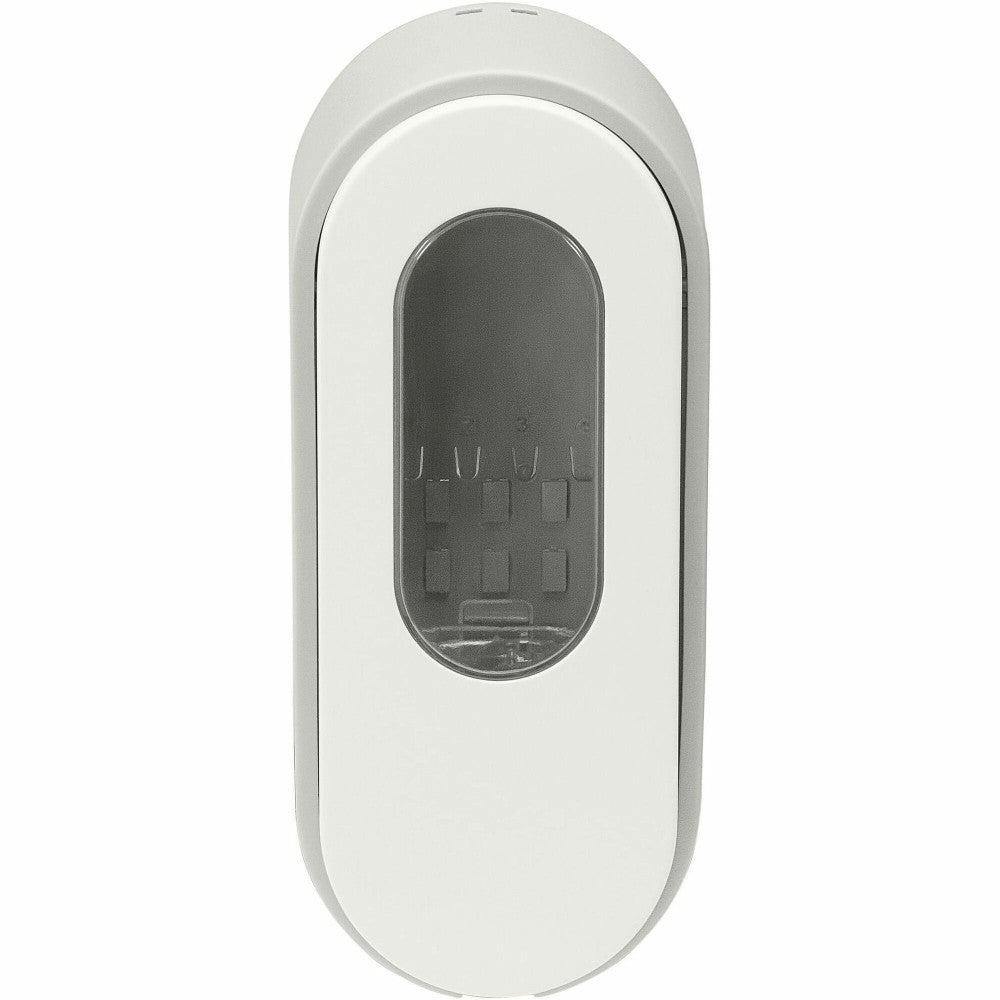 Dial Professional Versa Pouch Dispenser - 15 fl oz Capacity - Key Lock, Corrosion Resistant, Tamper Resistant, Vandal Resistant - Light Gray - 1 Each