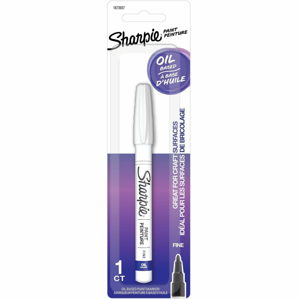 Sharpie Oil Based Paint - Fine Chisel Marker Point - White Ink - Oil Based