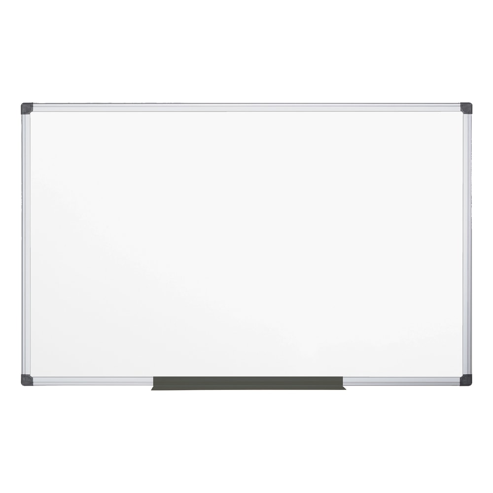 MasterVision Maya Platinum Pure Magnetic Dry-Erase Whiteboard, 48in x 72in, Aluminum Frame With Silver Finish