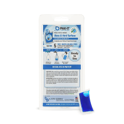 PAK-IT Glass And Hard-Surface Cleaner, Pleasant Scent, Pack Of 5