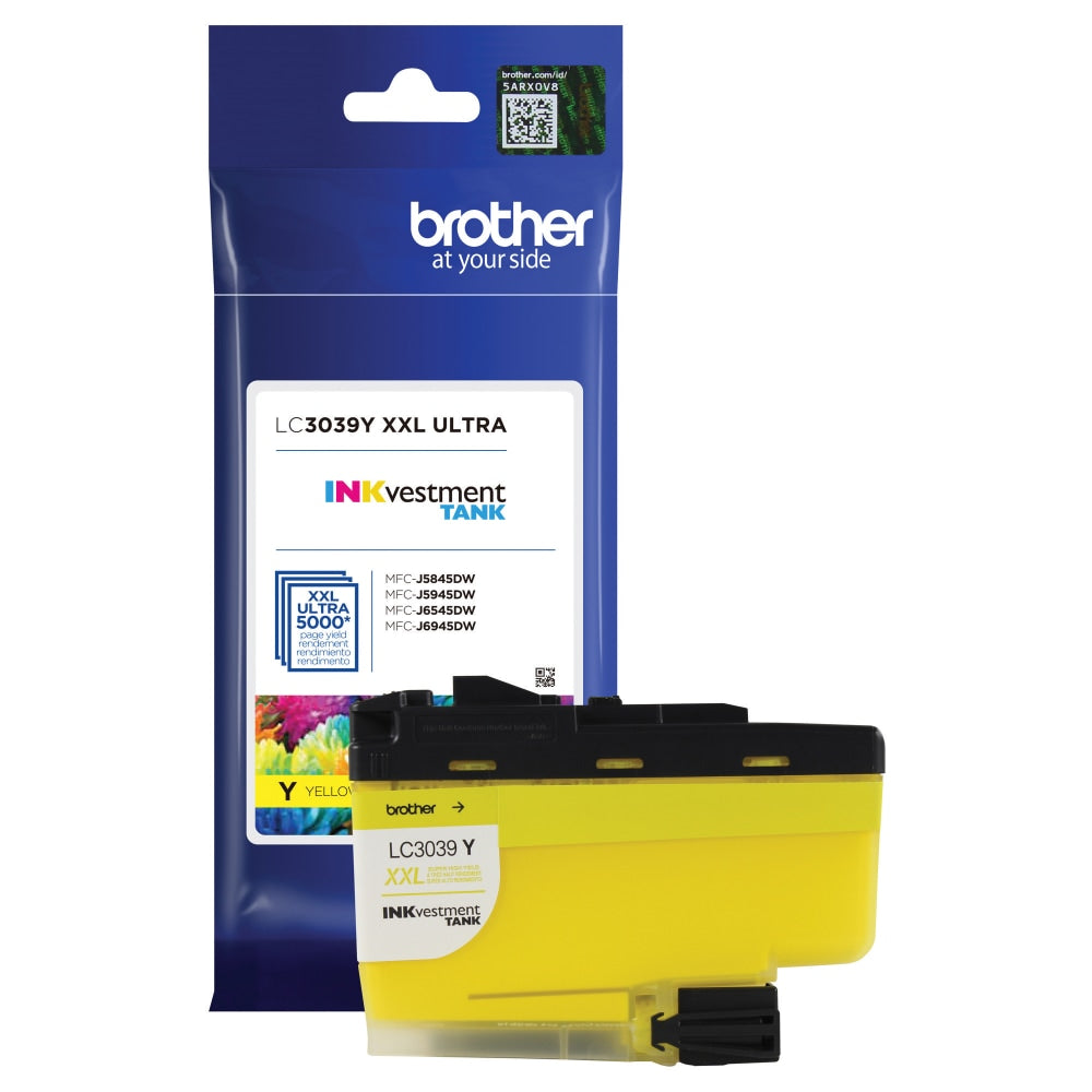 Brother LC3039 Yellow Ultra-High-Yield Ink Cartridge, LC3039Y