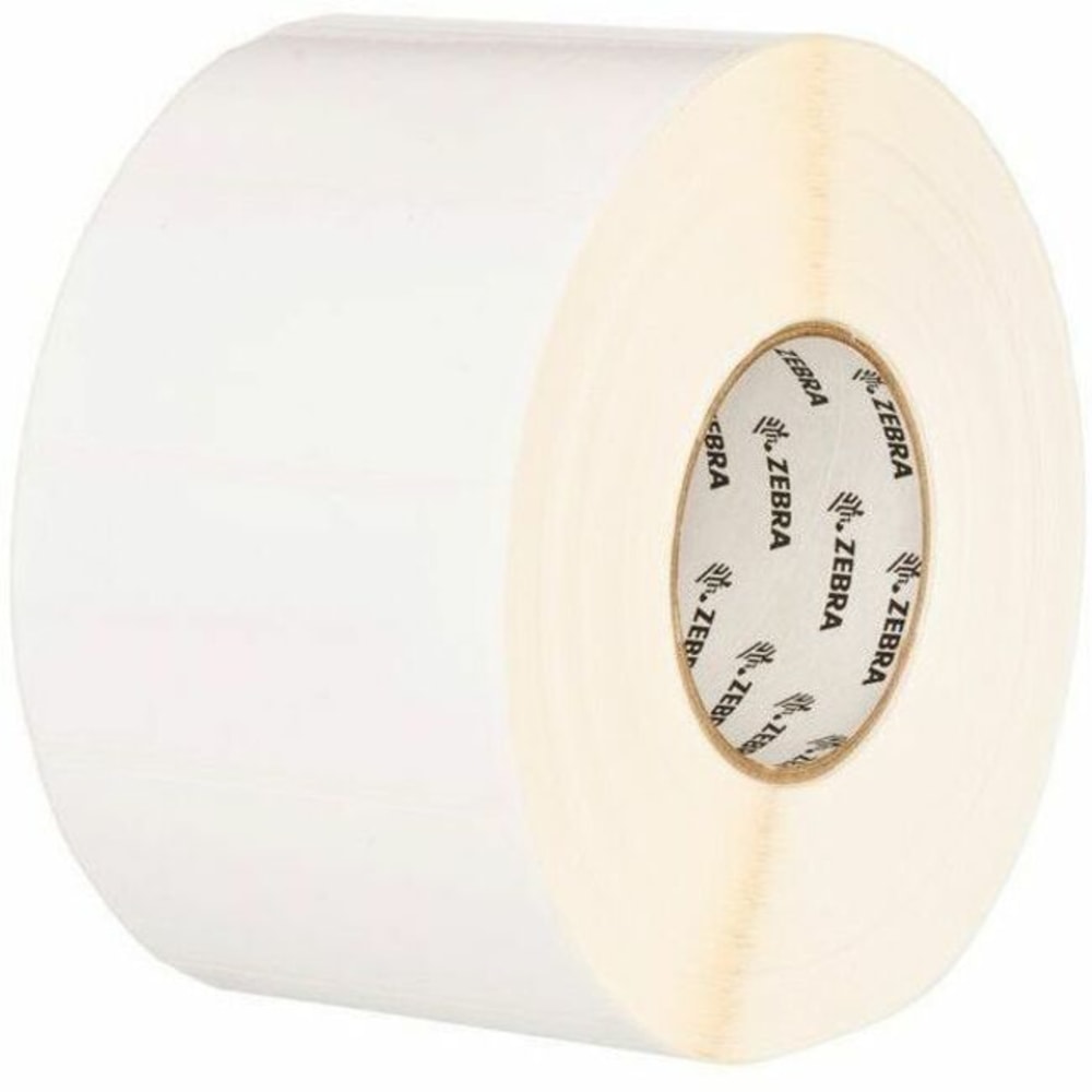 Zebra Label, G44750, Polypropylene 2in x 1in Thermal Transfer Zebra PolyPro 3000T, 1in Core